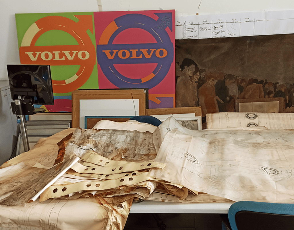 Documentos danificados